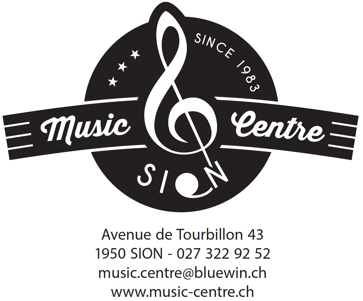 Logo music centre